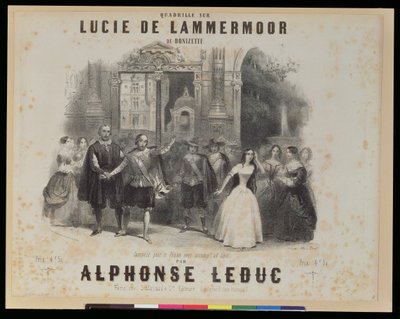 Lucia de Lammermoor by French School